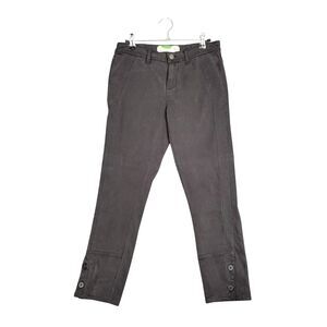 BY ANTHROPOLOGIE OB834401 Gray Skinny Utility Cropped Ankle Pants SIZE 26